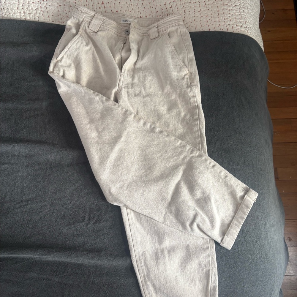 Alex Mill Recycled Cotton Blend Jeans in Natural